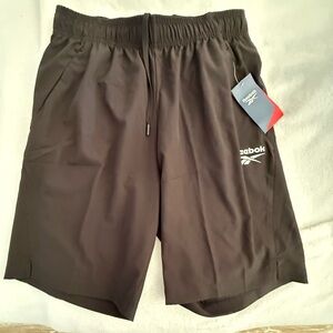 Reebok Men's Charcoal Athletic Shorts